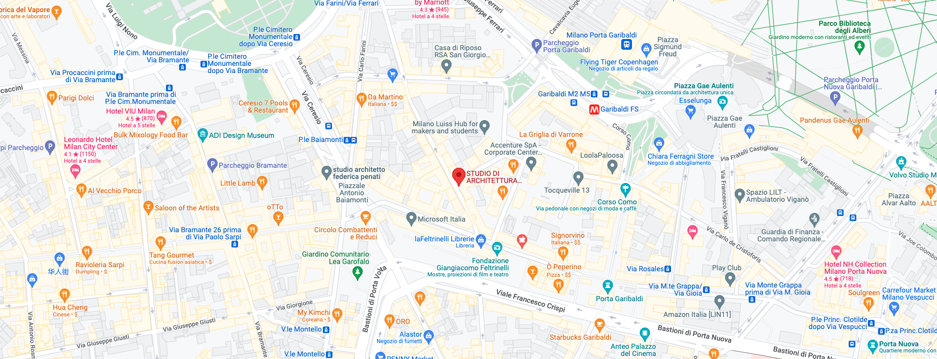 Mappa Architetti Conti Perrone